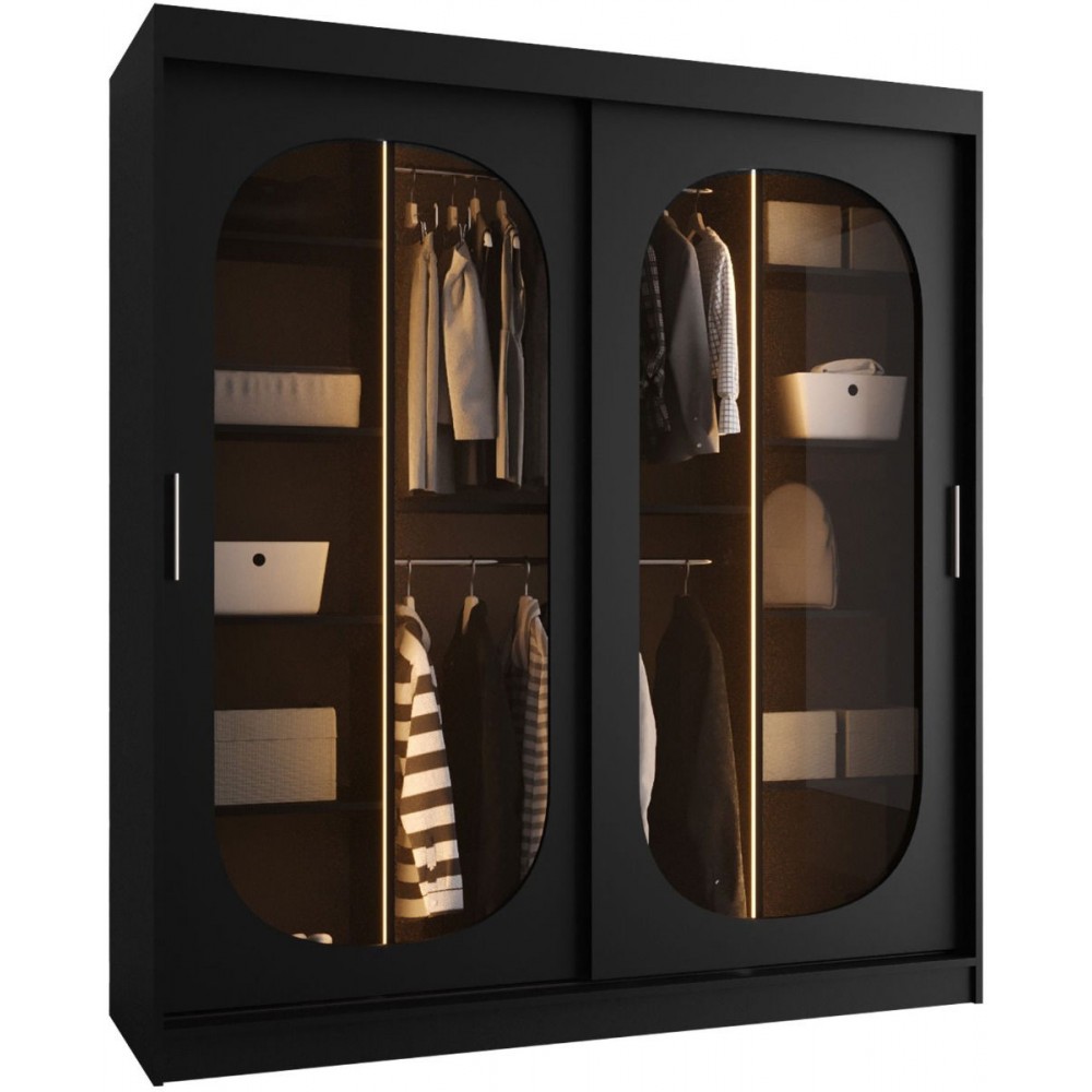 Ντουλάπα Bahrajn 180 συρόμενη-Mauro