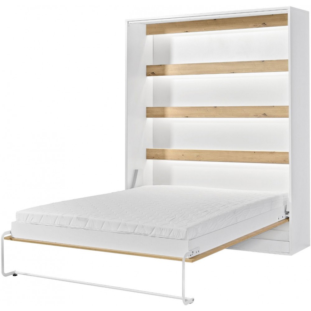 Κρεβάτι τοίχου Aether II-Fusiko-Mavro-120 x 200