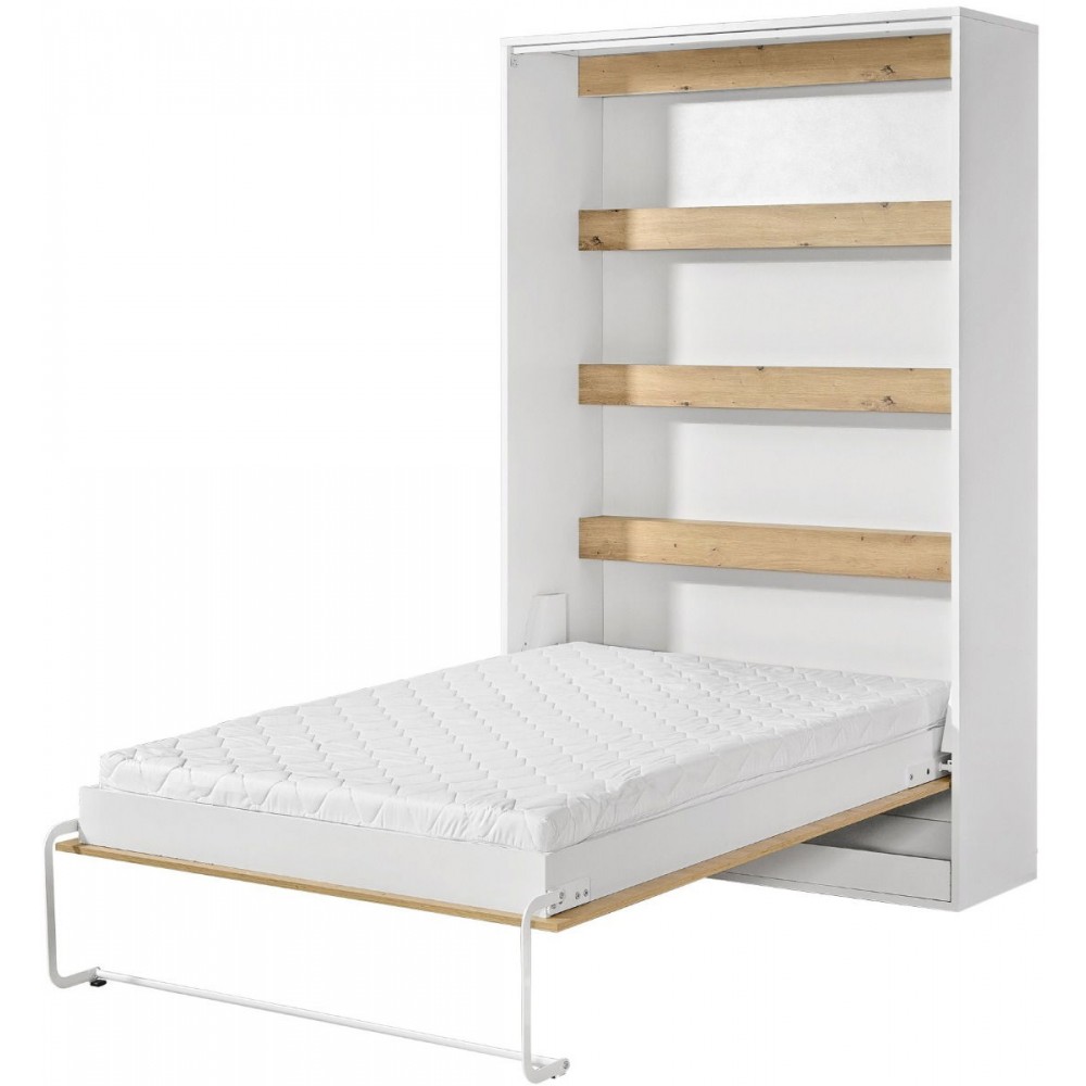 Κρεβάτι τοίχου Aether II-Fusiko-Mavro-160 x 200