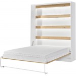 Κρεβάτι τοίχου Aether II-Fusiko-Mavro-160 x 200