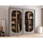 Ντουλάπα Bahrajn 200 συρόμενη-Cashmere