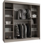 Ντουλάπα Bahrajn 200 συρόμενη-Cashmere