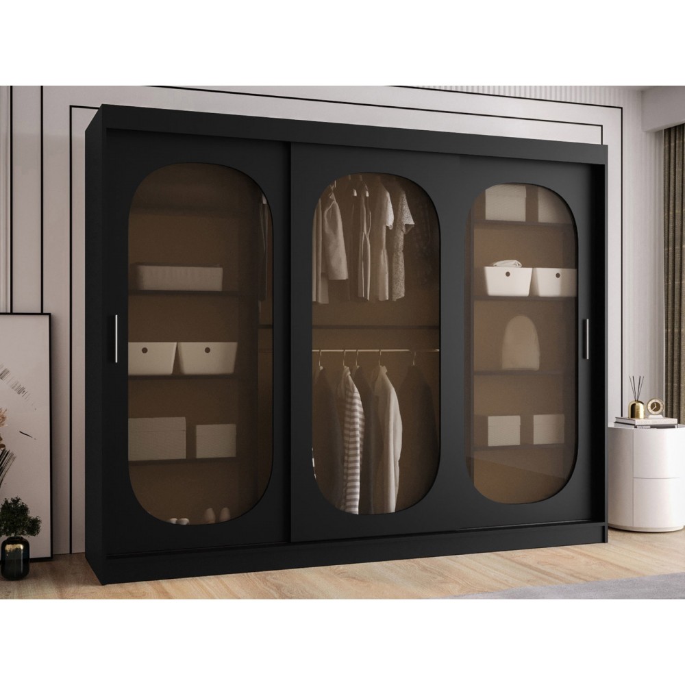 Ντουλάπα Bahrajn Plus συρόμενη 250x62x200