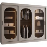 Ντουλάπα Bahrajn Plus συρόμενη 250x62x200