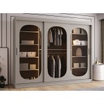 Ντουλάπα Bahrajn Plus συρόμενη 250x62x200