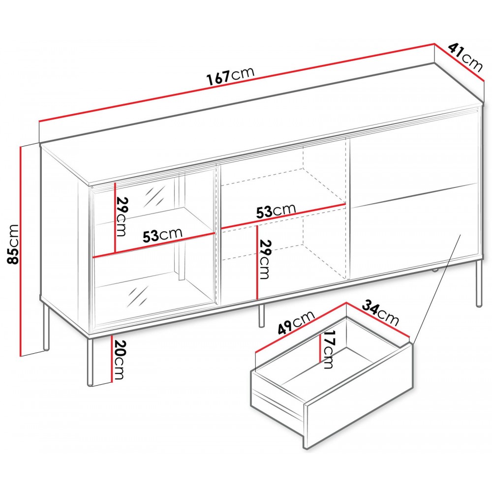 Μπουφές Visso VI-05
