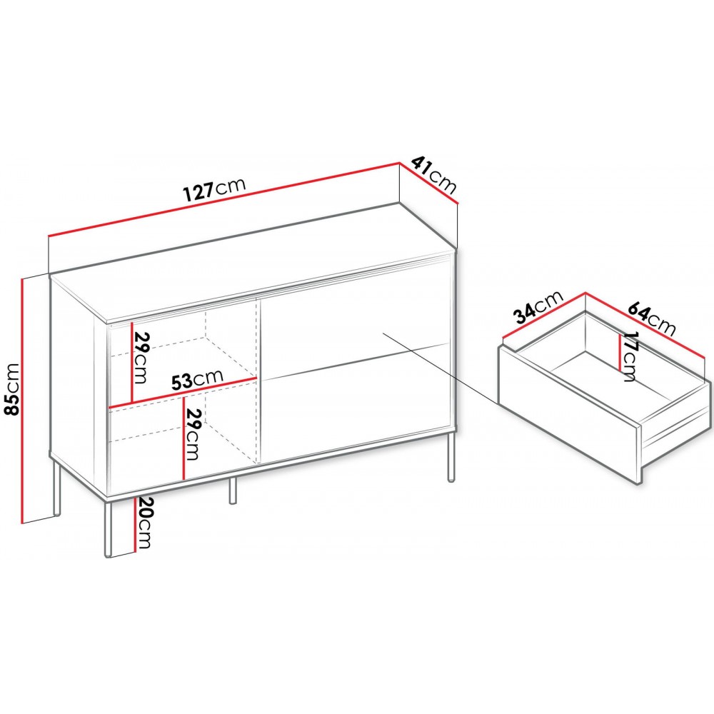Μπουφές Visso VI-03