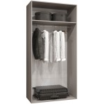 Ντουλάπα Malaga δίφυλλη-Cashmere