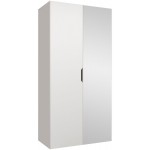 Ντουλάπα Malaga plus δίφυλλη-Leuko