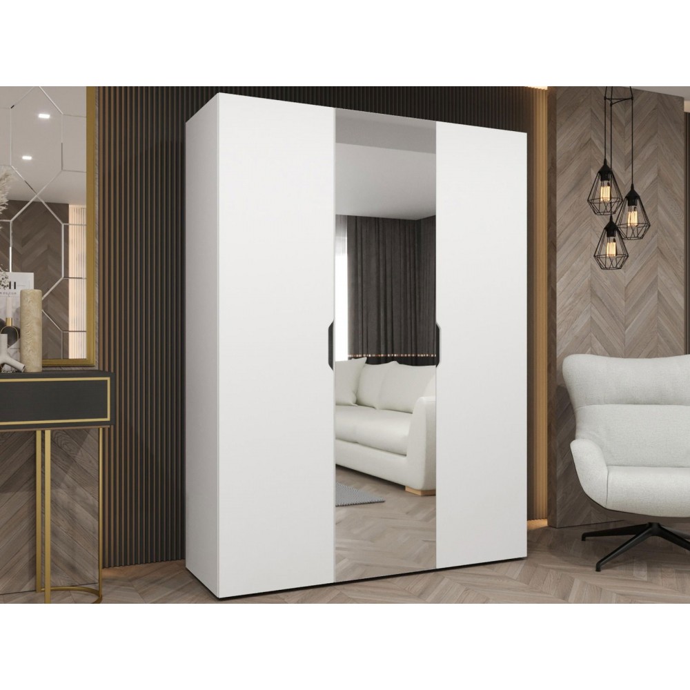 Ντουλάπα Malaga plus τρίφυλλη-Leuko