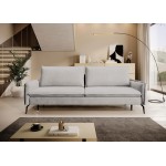 Καναπές Nebel τριθέσιος-Ekrou 223x107x74