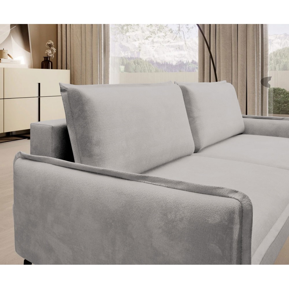 Καναπές Nebel τριθέσιος-Ekrou 223x107x74