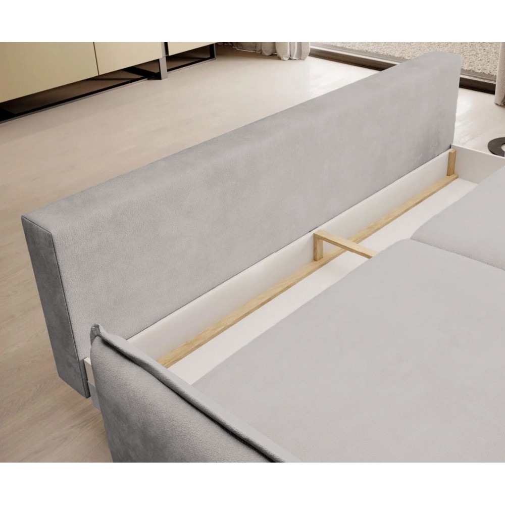 Καναπές Nebel τριθέσιος-Ekrou 223x107x74