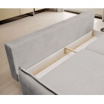 Καναπές Nebel τριθέσιος-Ekrou 223x107x74