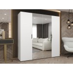 Ντουλάπα Malaga plus τετράφυλλη-Leuko