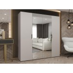 Ντουλάπα Malaga plus τετράφυλλη-Cashmere