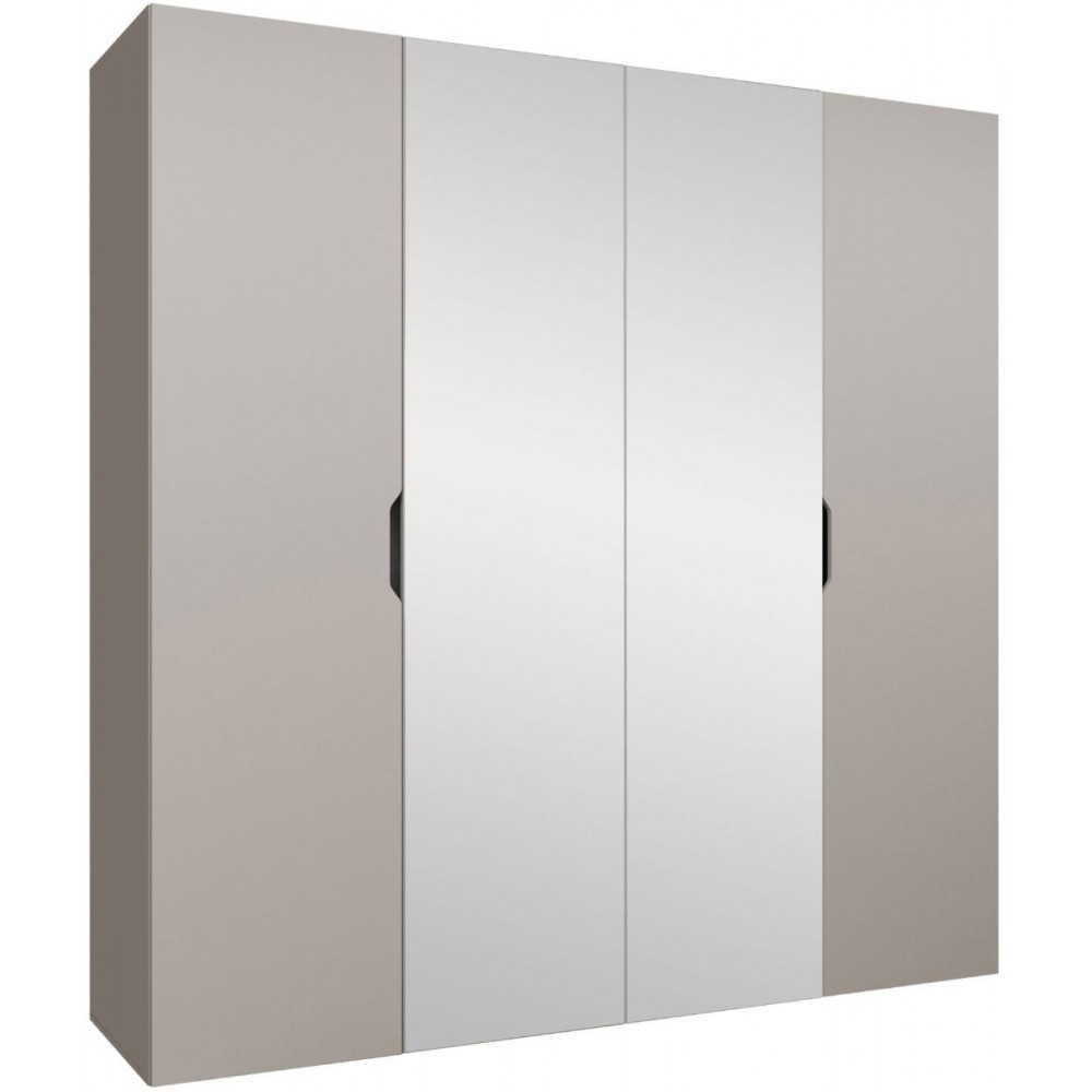 Ντουλάπα Malaga plus τετράφυλλη-Cashmere