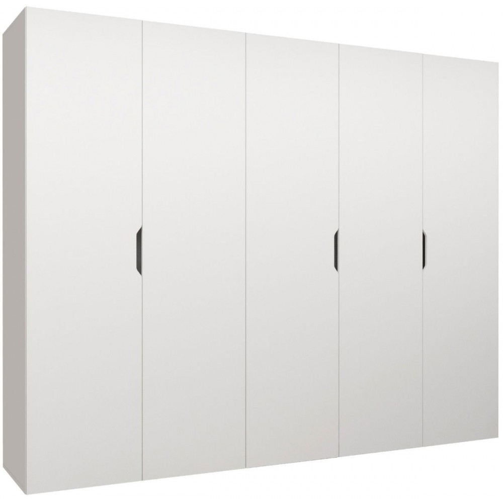 Ντουλάπα Malaga πεντάφυλλη-Leuko