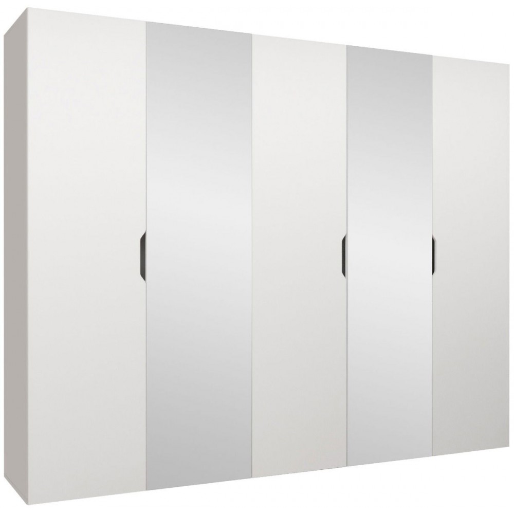 Ντουλάπα Malaga plus πεντάφυλλη-Leuko