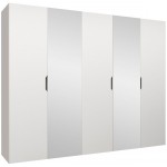 Ντουλάπα Malaga plus πεντάφυλλη-Leuko