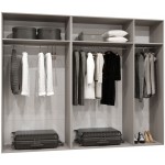 Ντουλάπα Malaga plus πεντάφυλλη-Cashmere