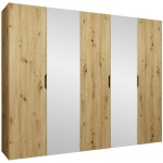 Ντουλάπα Malaga plus πεντάφυλλη-Artisan