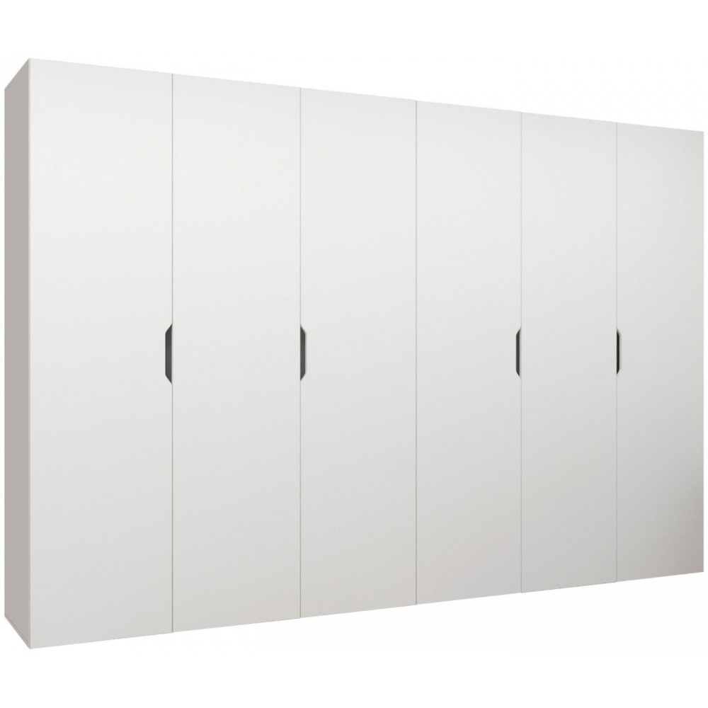 Ντουλάπα Malaga εξάφυλλη-Leuko