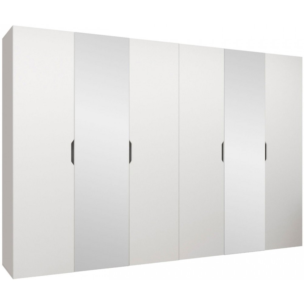 Ντουλάπα Malaga plus εξάφυλλη-Leuko