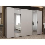 Ντουλάπα Malaga plus εξάφυλλη-Cashmere