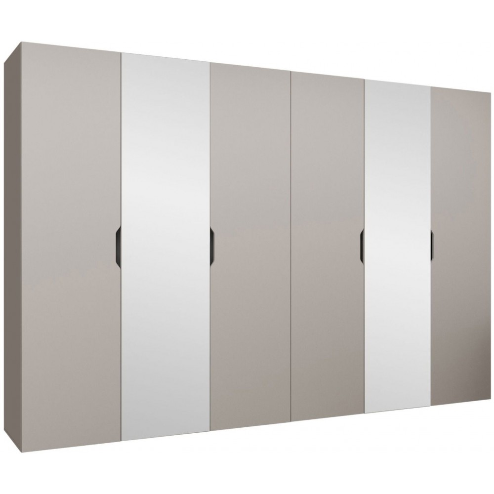 Ντουλάπα Malaga plus εξάφυλλη-Cashmere