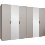 Ντουλάπα Malaga plus εξάφυλλη-Cashmere