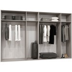 Ντουλάπα Malaga plus εξάφυλλη-Cashmere