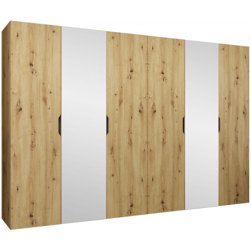 Ντουλάπα Malaga plus εξάφυλλη-Artisan