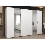 Ντουλάπα Malaga plus εξάφυλλη 300x52x202