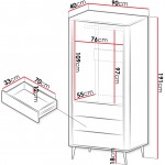 Ντουλάπα Marly Reg δίφυλλη