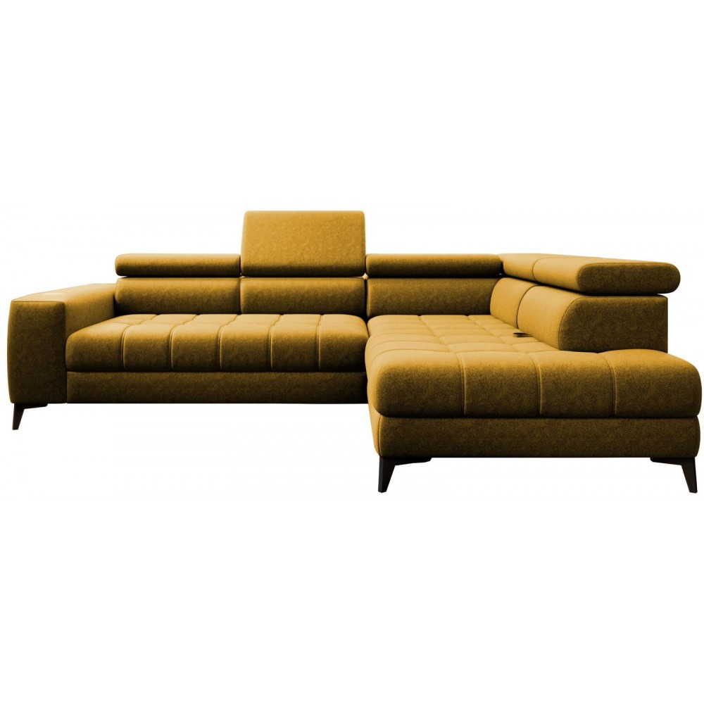 Γωνιακός καναπές Arono-Moustardi-Δεξιά