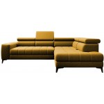 Γωνιακός καναπές Arono-Moustardi-Δεξιά