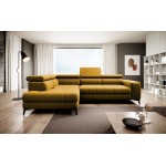 Γωνιακός καναπές Arono-Moustardi-Αριστερή