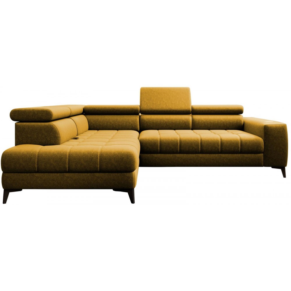 Γωνιακός καναπές Arono-Moustardi-Αριστερή