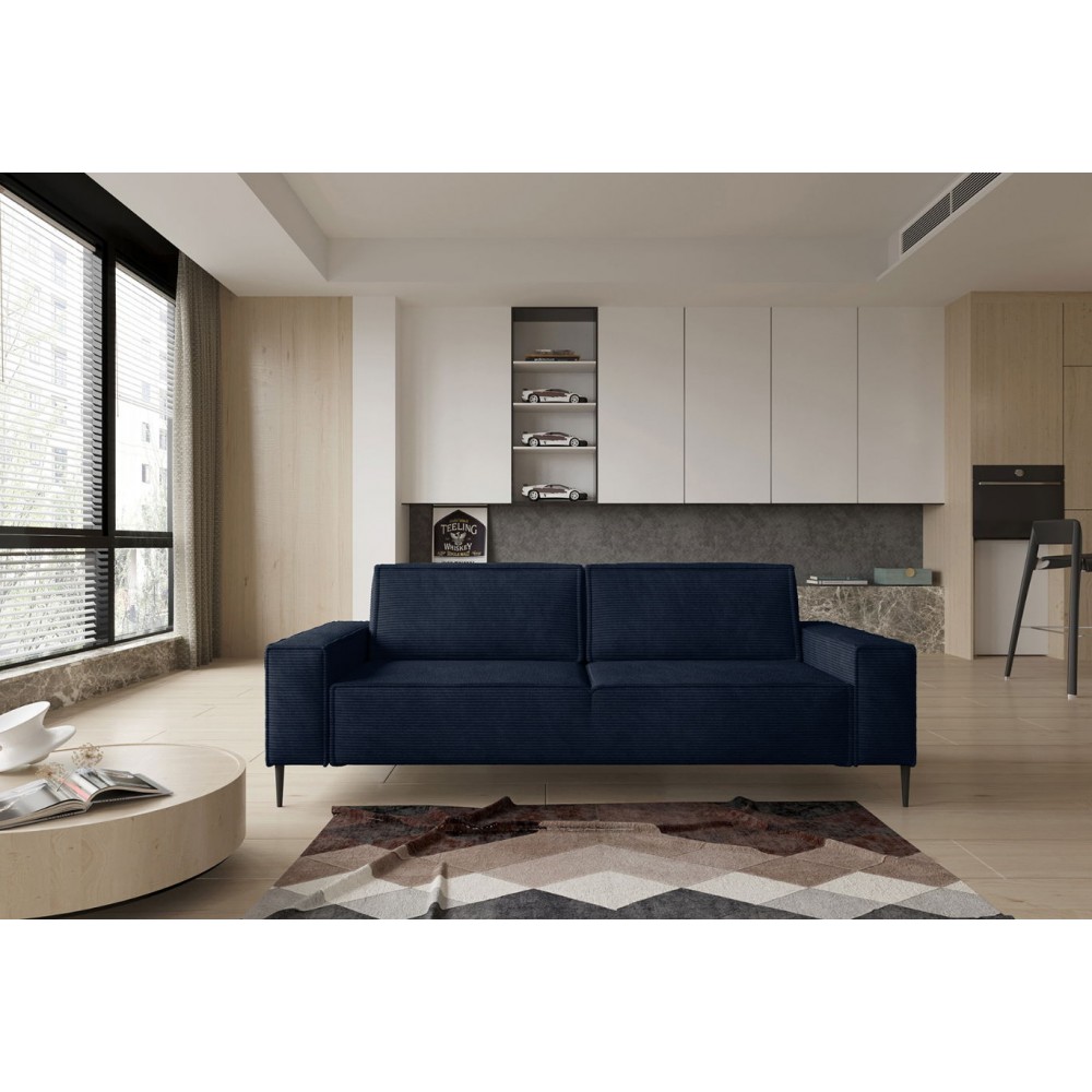 Καναπές Martin διθέσιος-Mple Skouro 240x103x73