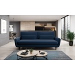 Καναπές Sirano διθέσιος-Mple Skouro 230x107x73