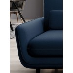 Καναπές Sirano διθέσιος-Mple Skouro 230x107x73