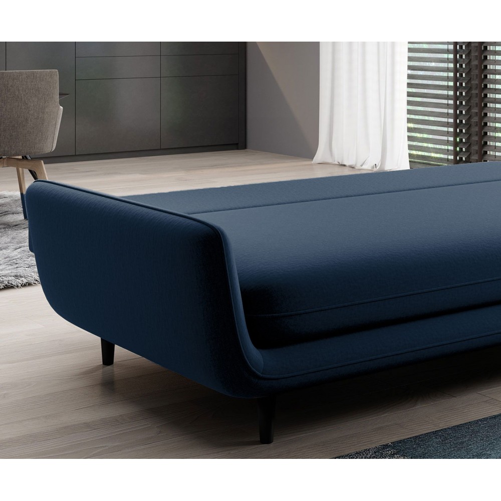 Καναπές Sirano διθέσιος-Mple Skouro 230x107x73