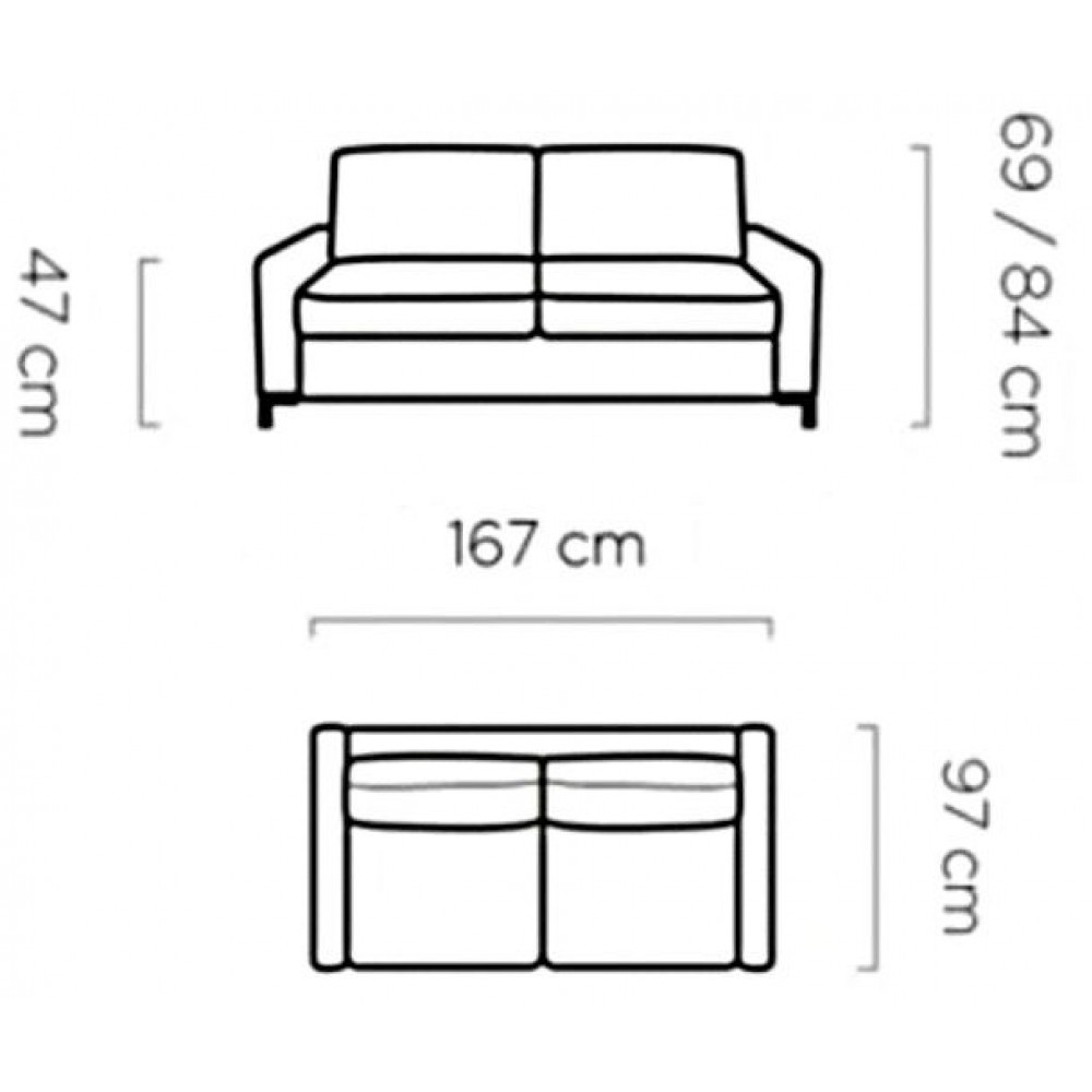 Καναπές - κρεβάτι Tilos-Prasino