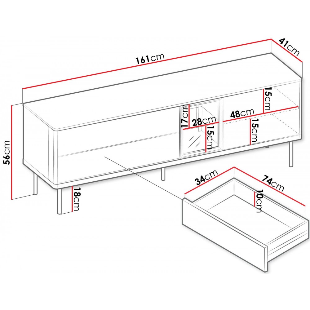 Έπιπλο τηλεόρασης Epiro EP-06