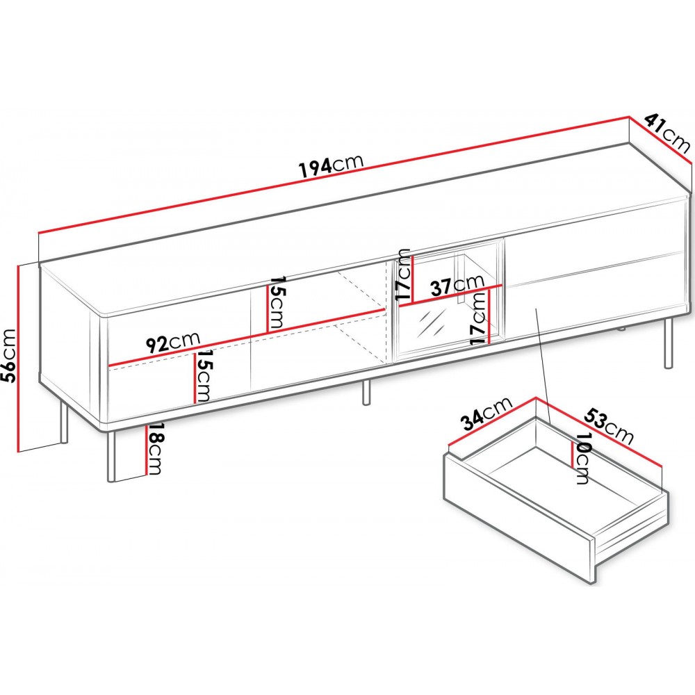 Έπιπλο τηλεόρασης Epiro EP-07