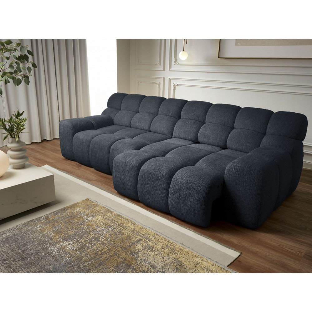 Καναπές Chenille τριθέσιος-Anthraki