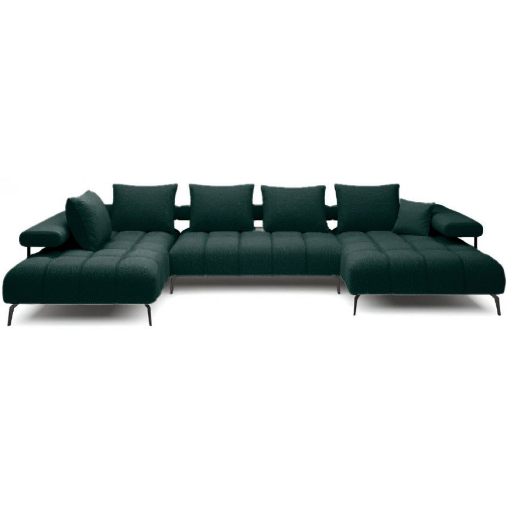 Γωνιακός καναπές Magnito Plus-Prasino-Αριστερή