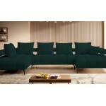 Γωνιακός καναπές Magnito Plus-Prasino-Αριστερή