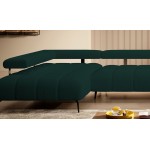 Γωνιακός καναπές Magnito Plus-Prasino-Αριστερή